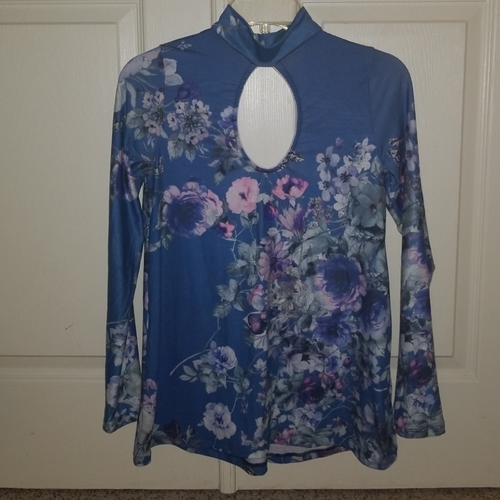 MED FIVESIXTOO floral long sleeve shirt